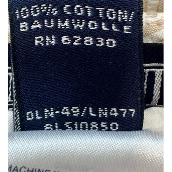 Lands' End Womens Pants Cropped Size 10 Seersucker Clam Digger Summer Cotton - Picture 11 of 11